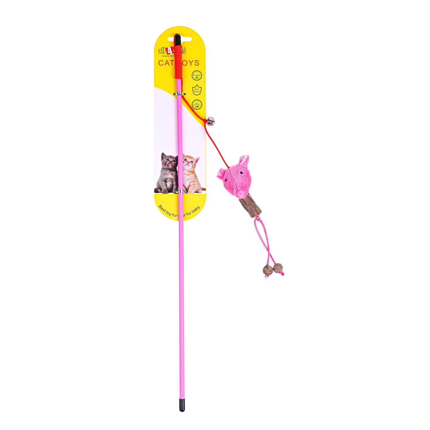 CAT TOY WITH FEATHERS BO-SK024
